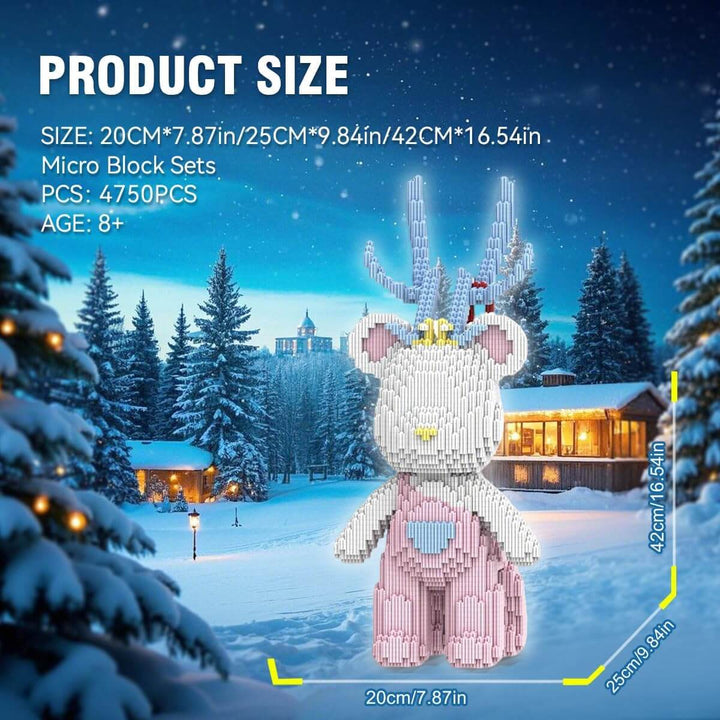 Building Blocks Set Educational Toy Deer Unicorn Figures