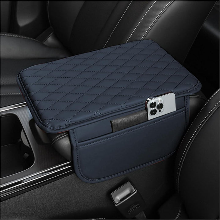 Car Armrest Storage Organizer with Adjustable Pockets Cover
