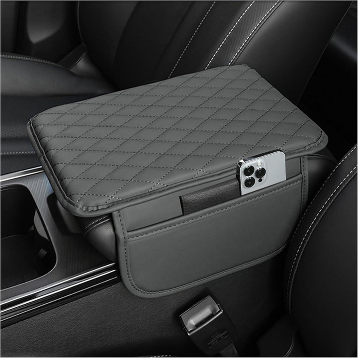 Car Armrest Storage Organizer with Adjustable Pockets Cover