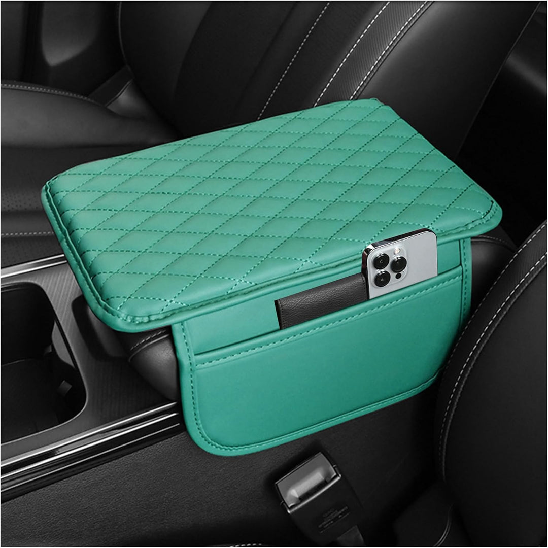 Car Armrest Storage Organizer with Adjustable Pockets Cover