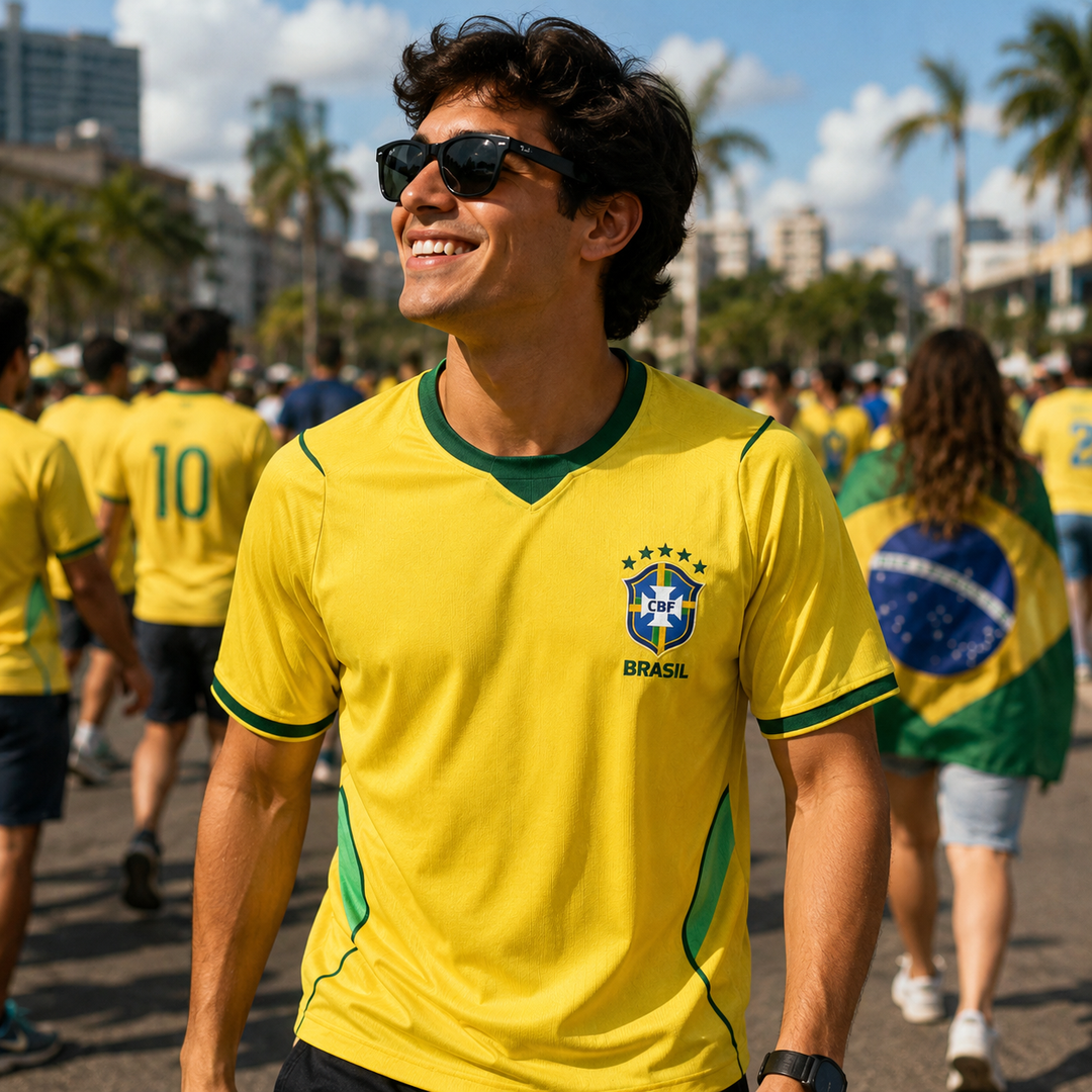 Brazil Football Jersey World Cup 2026 Soccer Shirt
