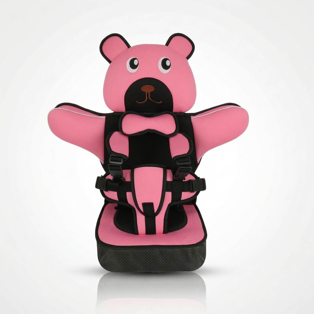 Child Car Seat Protector Mat with Safety Harness for Kids