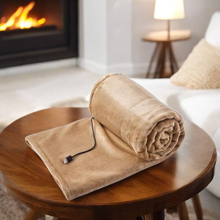 Electric Heated Throw Blanket Portable Electric Blanket