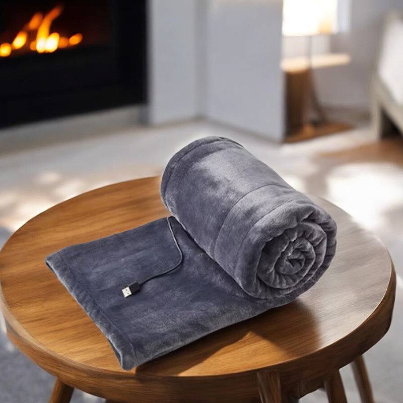 Electric Heated Throw Blanket Portable Electric Blanket