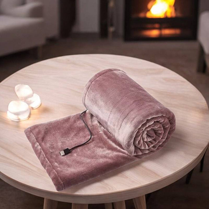 Electric Heated Throw Blanket Portable Electric Blanket