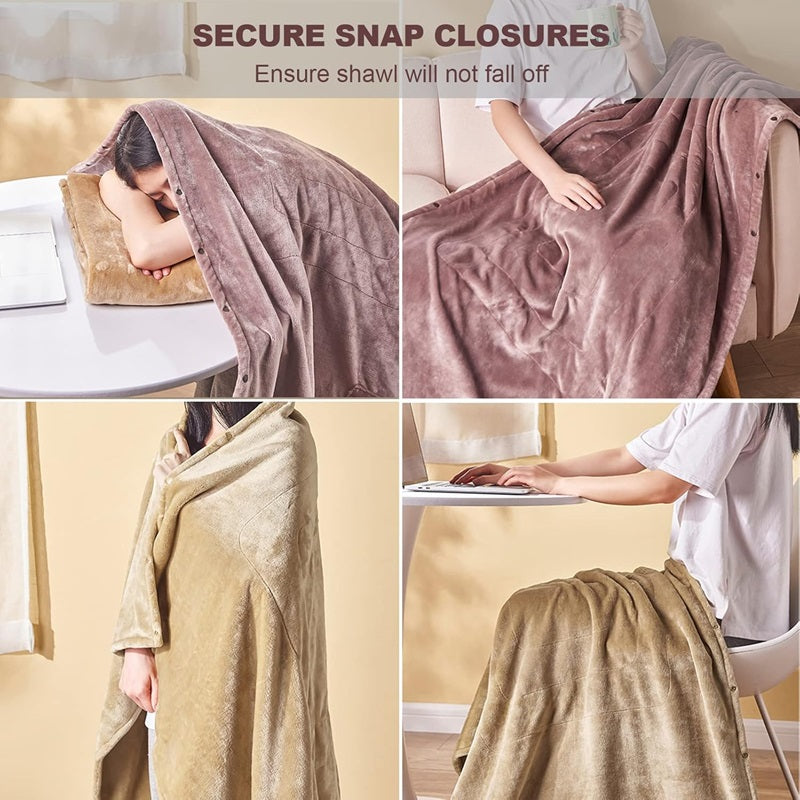 Electric Heated Throw Blanket Portable Electric Blanket