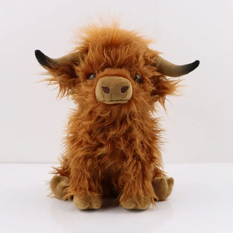 Highland Cow Plush Toy Stuffed Animal Soft Toy 25cm
