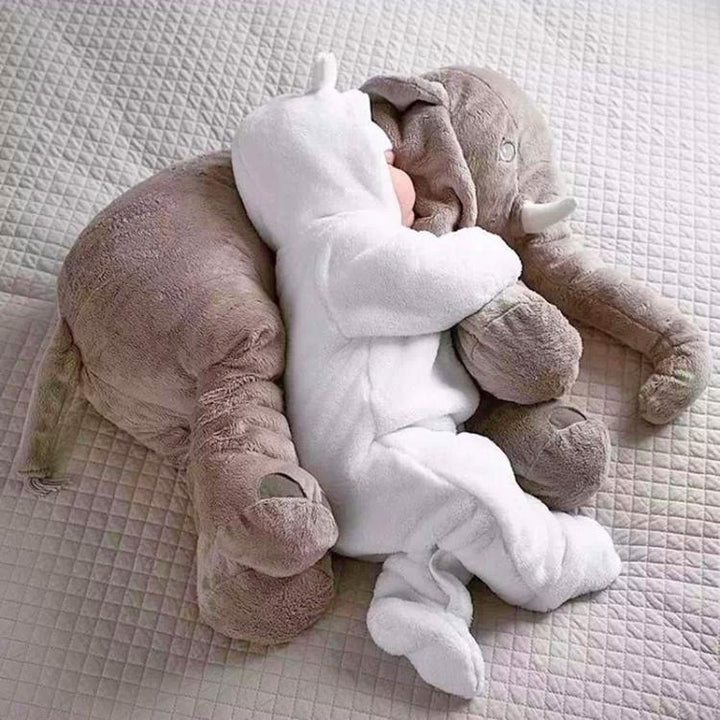 Elephant Shaped Plush Baby Pillow Cushion
