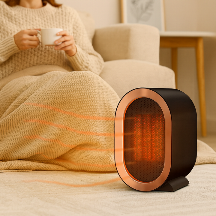 Portable Electric Space Heater Compact Tabletop Heater