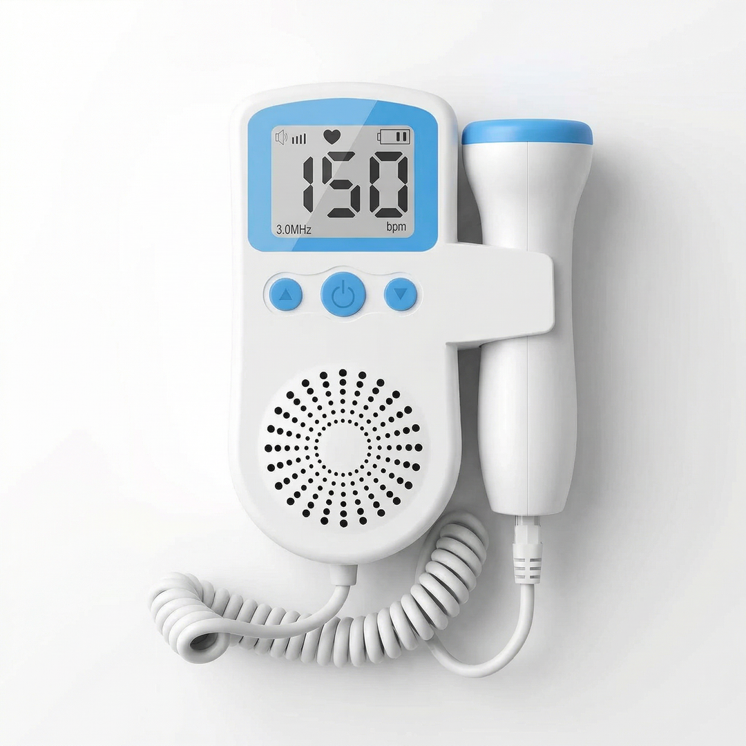Fetal Doppler Heartbeat Monitor with LCD Display Baby Heart Rate Detector