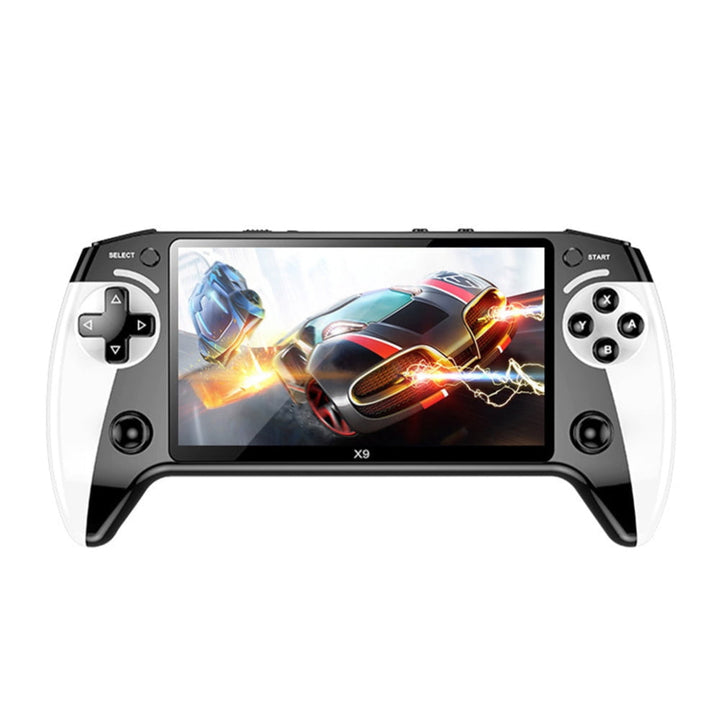 Portable Handheld Retro Game Console with Built-In Games