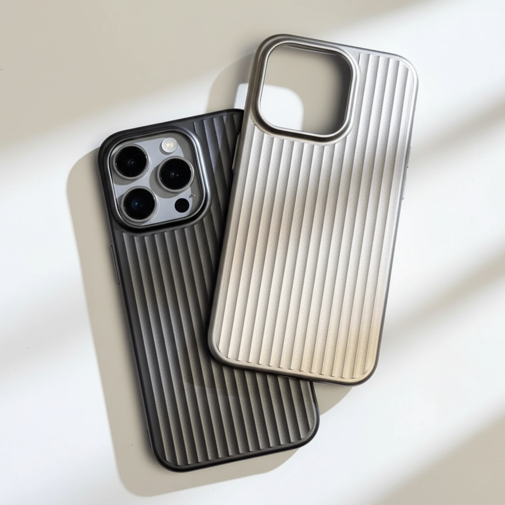 iPhone Slim Protective Case with Ribbed Anti-Slip Grip