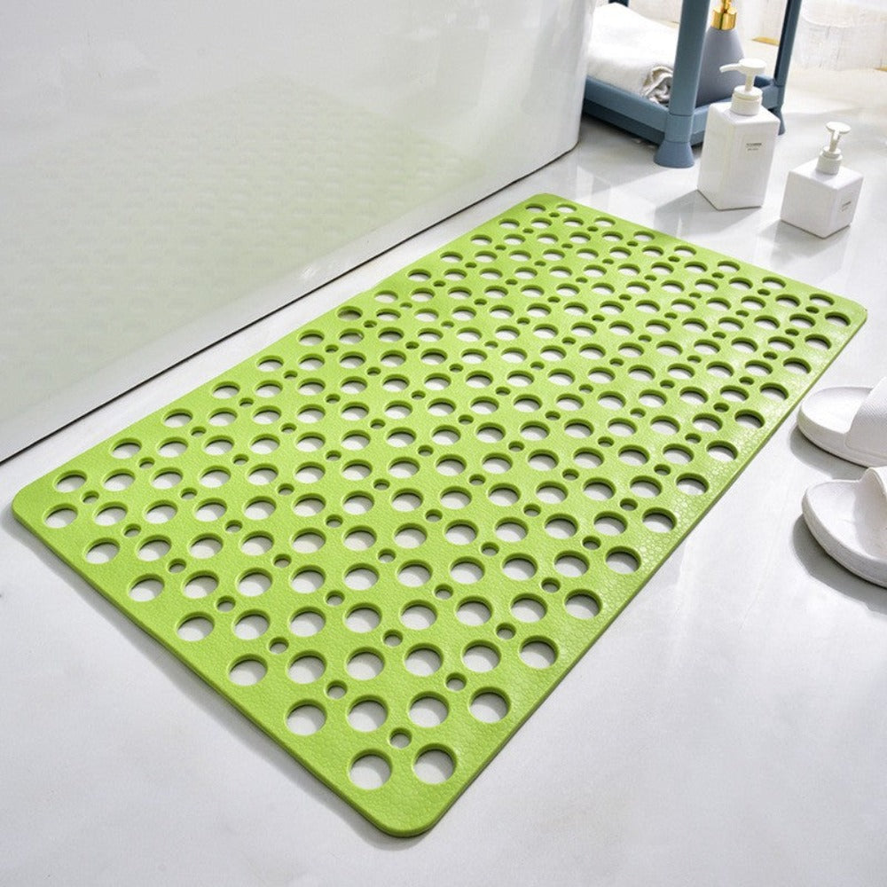 Rectangular Antislip Shower Mat with Antibacterial Protection