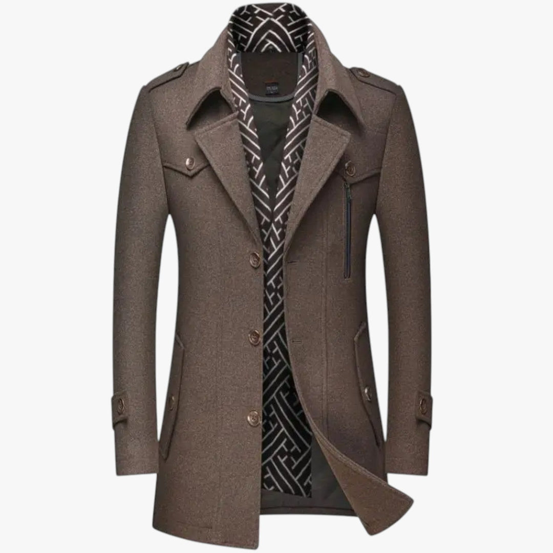 Men's Stylish Wool Coat for Wnter
