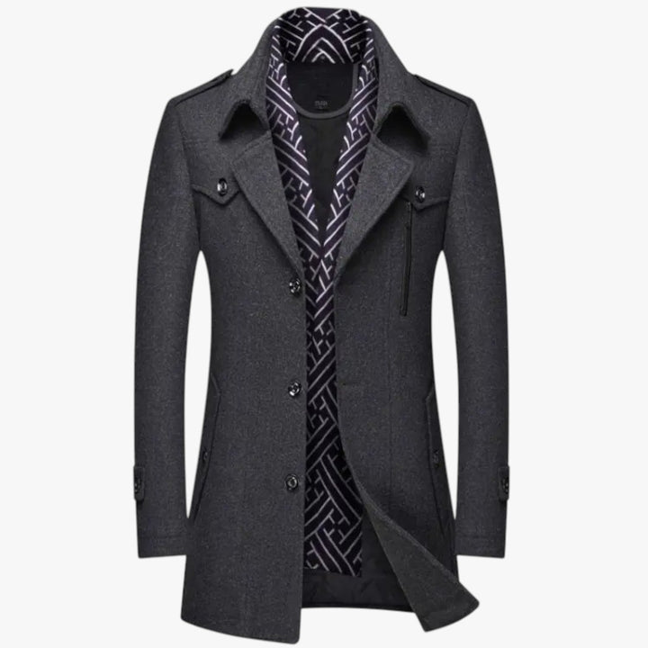 Men's Stylish Wool Coat for Wnter