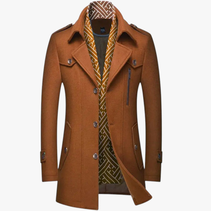 Men's Stylish Wool Coat for Wnter