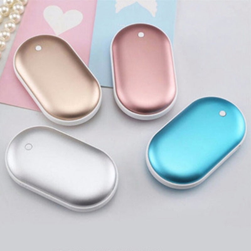 Rechargeable Portable Hand Warmer Power Bank Battery Charger Device
