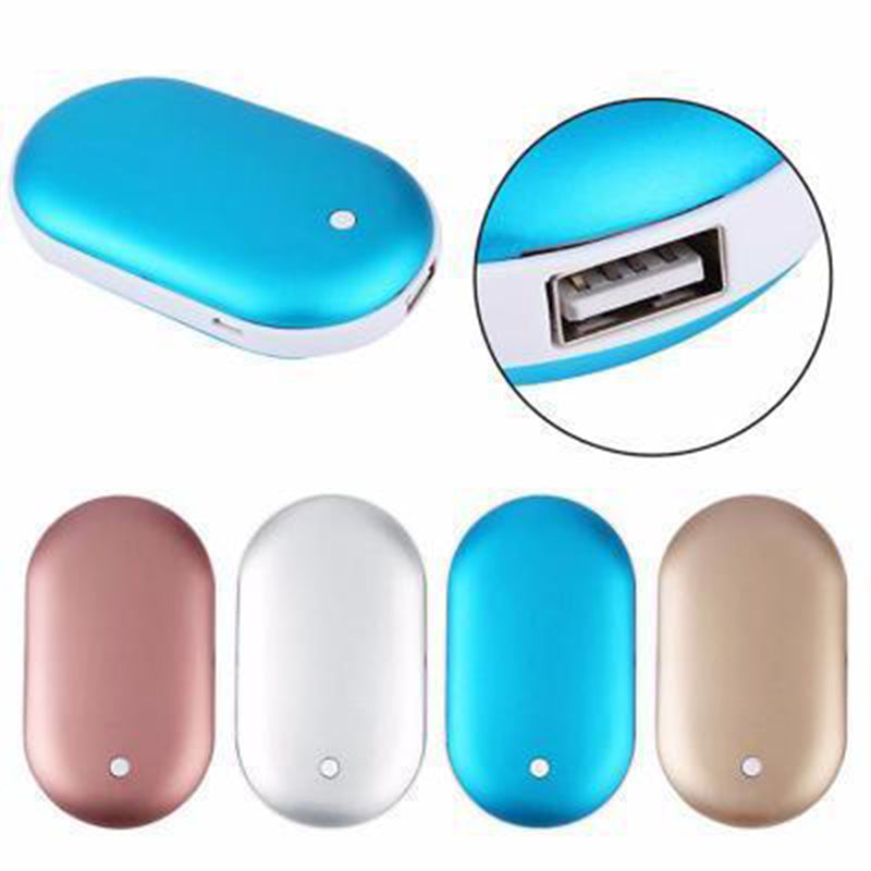 Rechargeable Portable Hand Warmer Power Bank Battery Charger Device