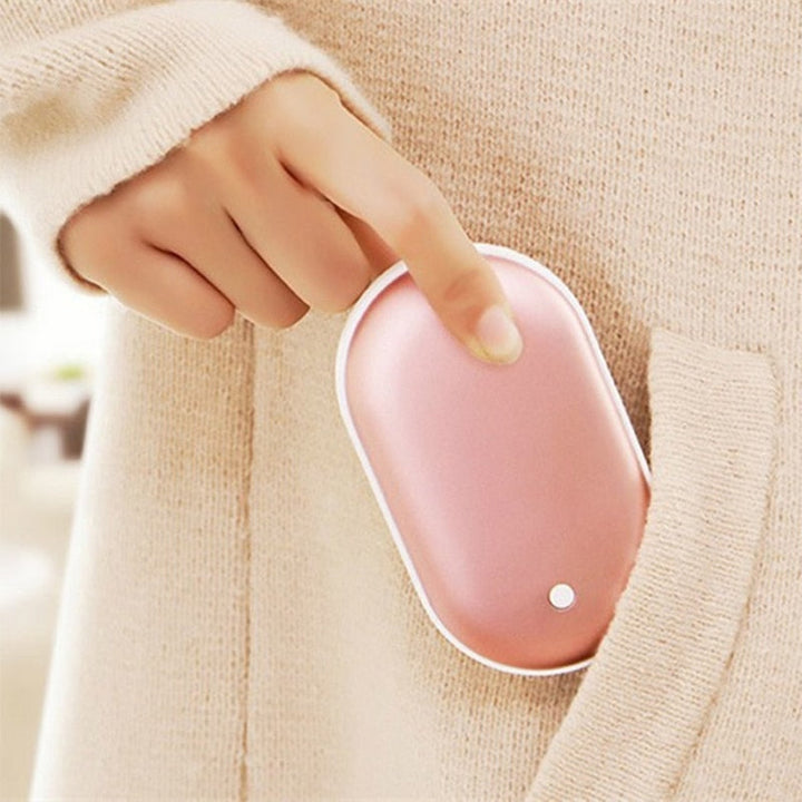 Rechargeable Portable Hand Warmer Power Bank Battery Charger Device