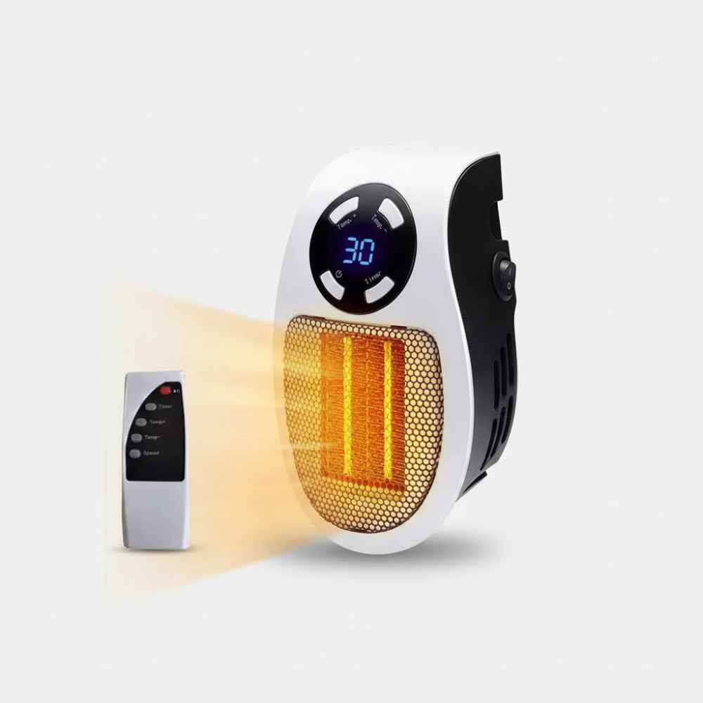 Mini Electric Wall Mounted Panel Heater with Remote Control