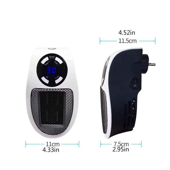 Mini Electric Wall Mounted Panel Heater with Remote Control