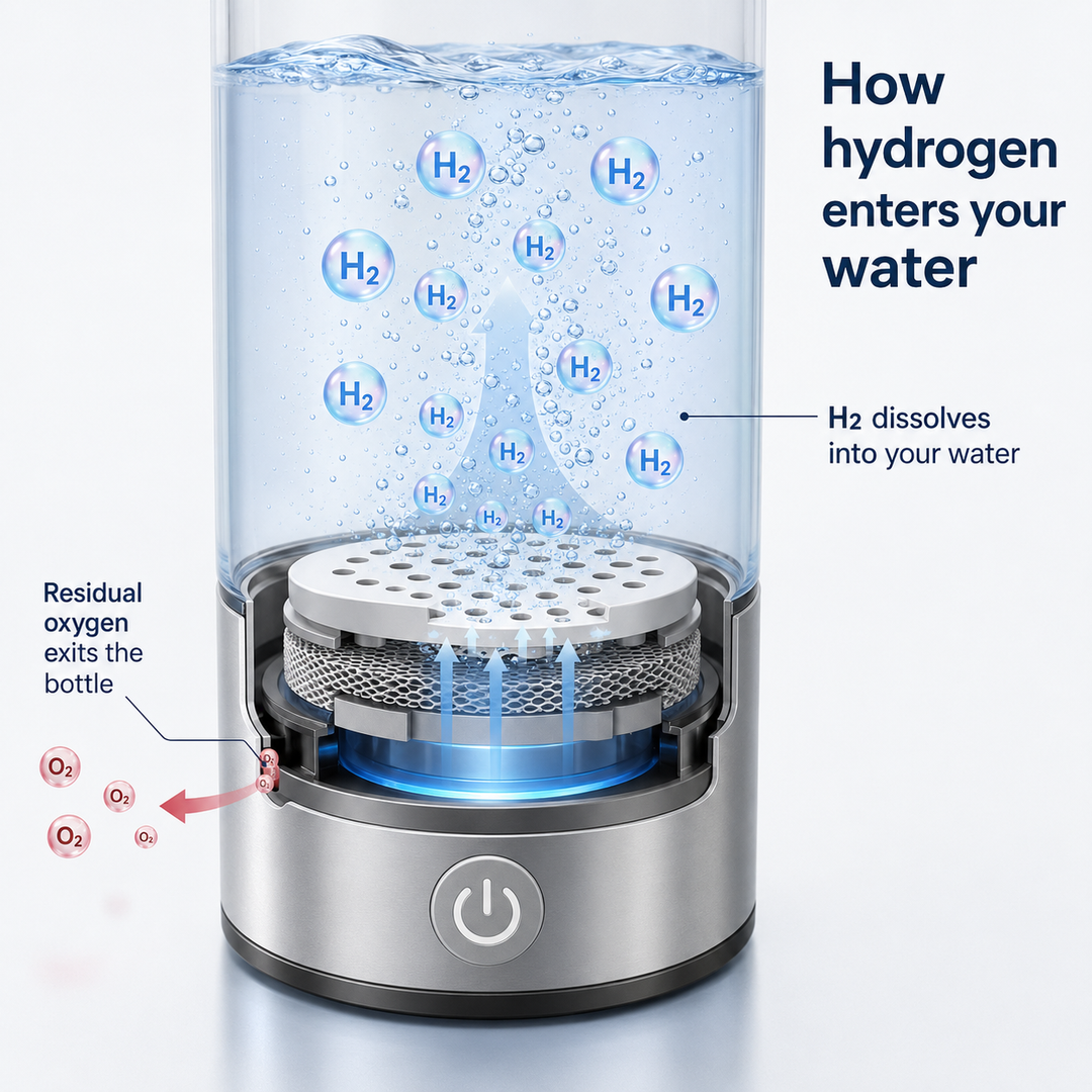 Hydrogen Water Bottle Portable Electrolysis Hydrogen Generator Bottle