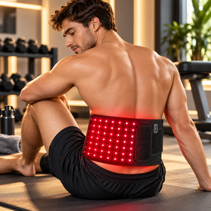 Infrared Light Therapy Pad Belt Red Light Warming Wrap for Muscles
