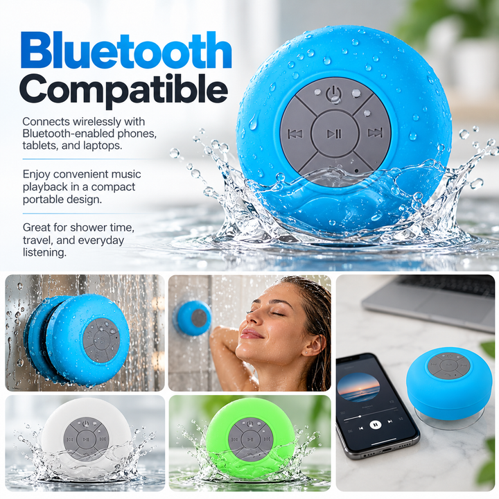 Floating Pool Speaker Bluetooth Waterproof Wireless LED Light for Pool