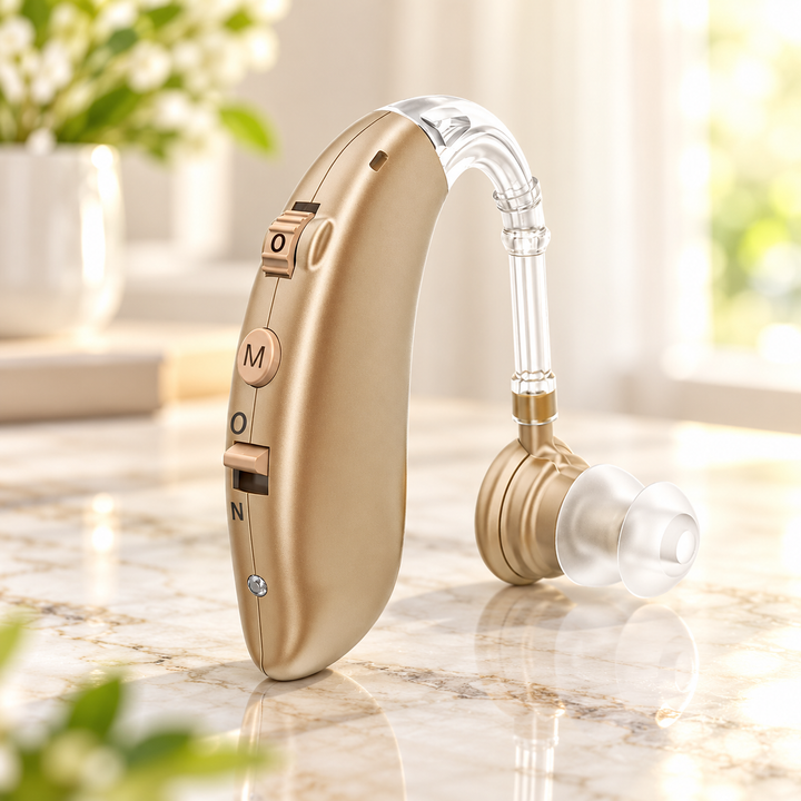 Rechargeable Digital BTE Hearing Aids with Noise Reduction