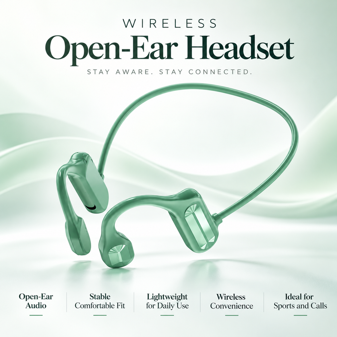Bone Conduction Wireless Headphones Open Ear Sports Earphones