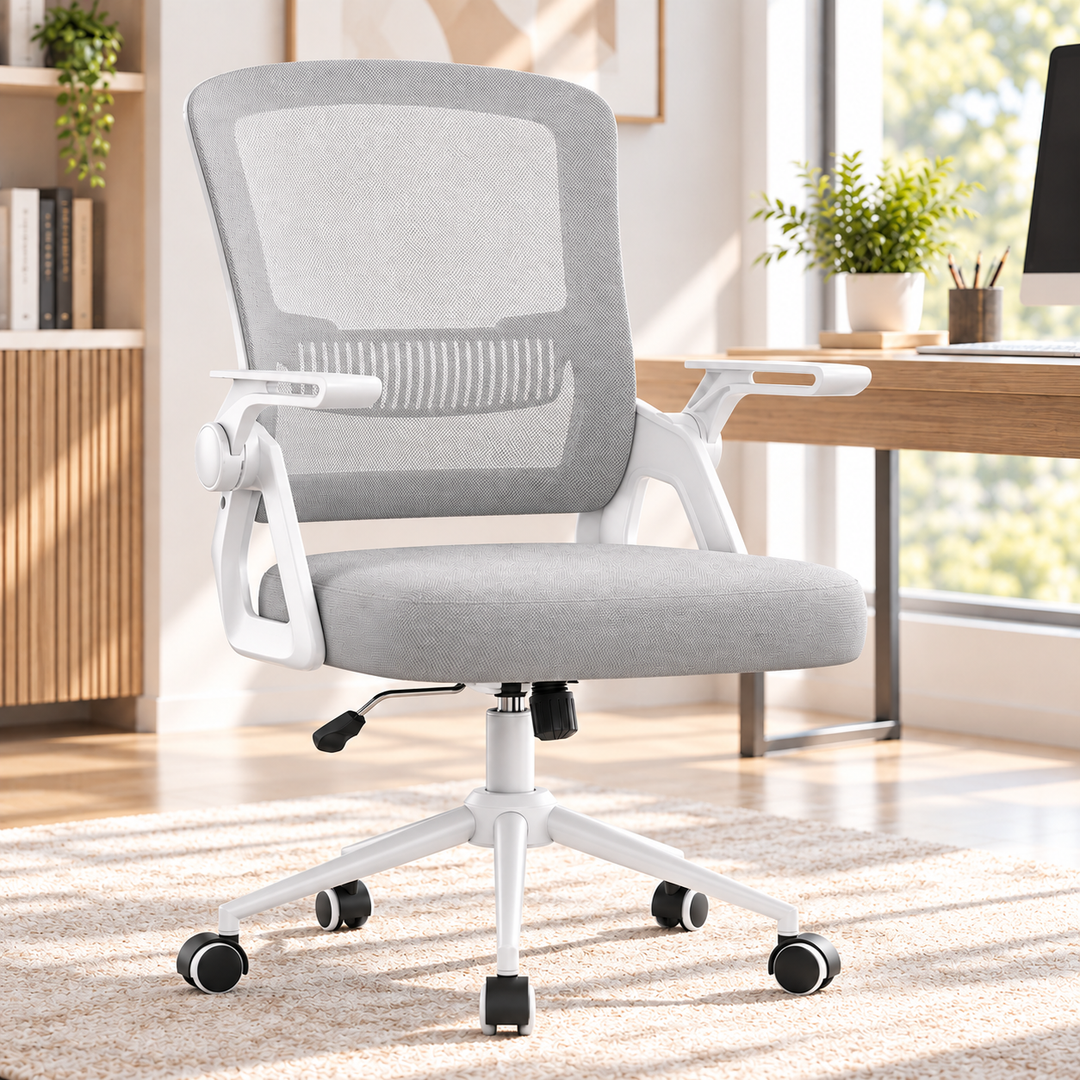 Ergonomic Mesh Office Chair Swivel Computer Desk Chair Mid Back