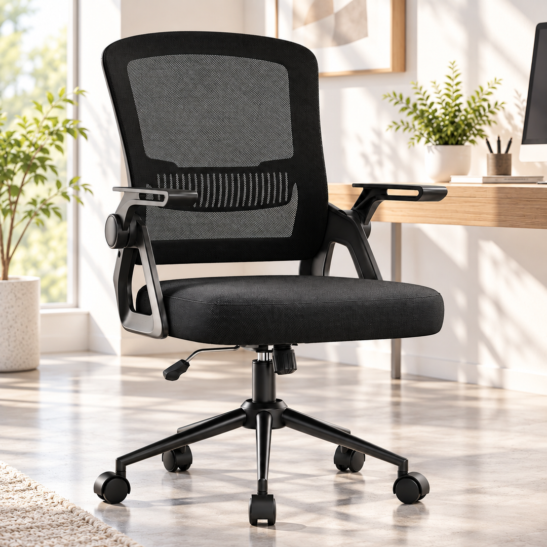 Ergonomic Mesh Office Chair Swivel Computer Desk Chair Mid Back
