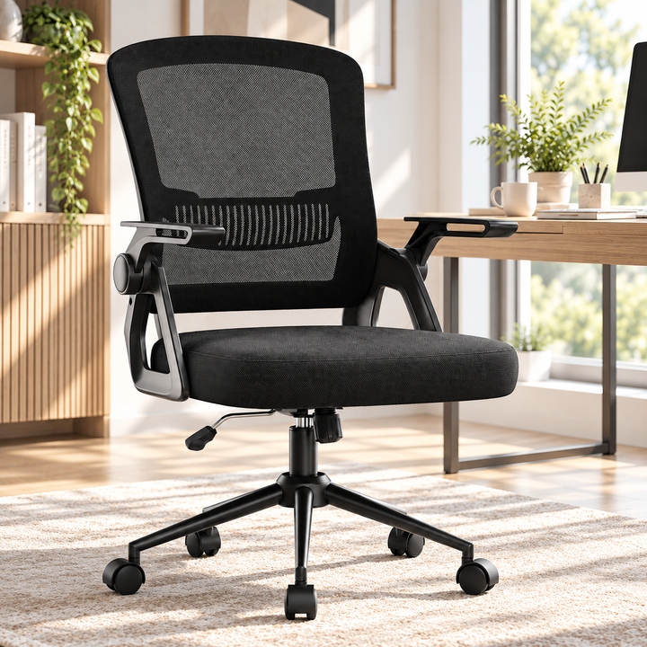 Ergonomic Mesh Office Chair Swivel Computer Desk Chair Mid Back