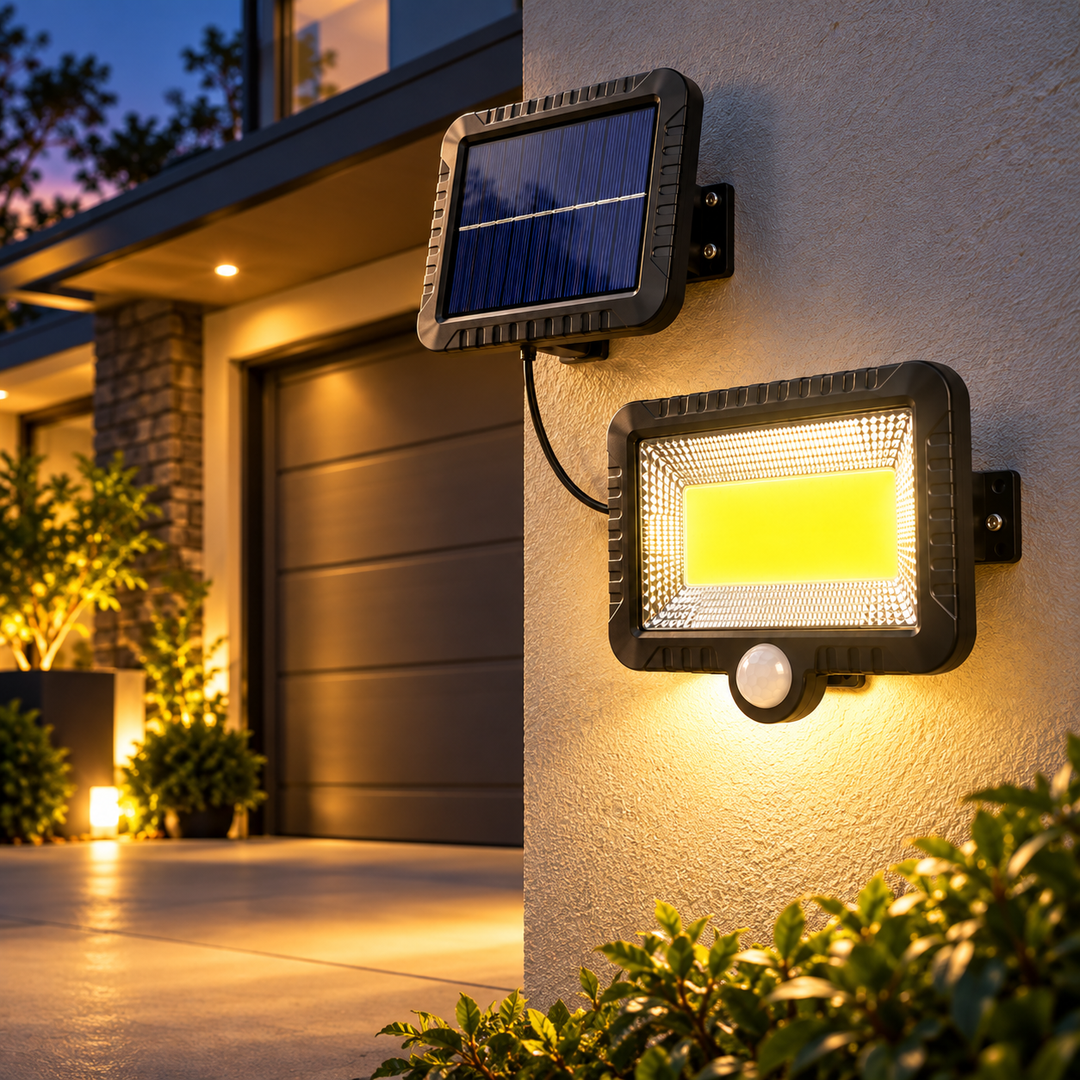 Solar Shed Light Motion Sensor Waterproof Outdoor Beam Light