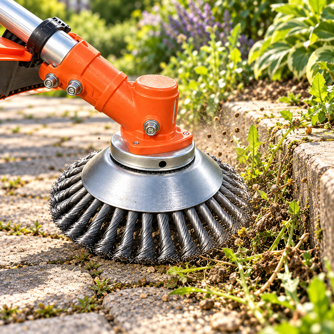 Carbon Steel Weed Brush Trimmer Head Heavy Duty Grass Cutter