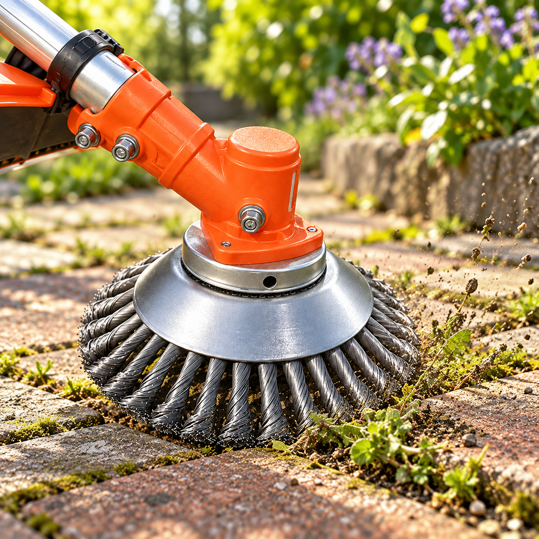 Carbon Steel Weed Brush Trimmer Head Heavy Duty Grass Cutter
