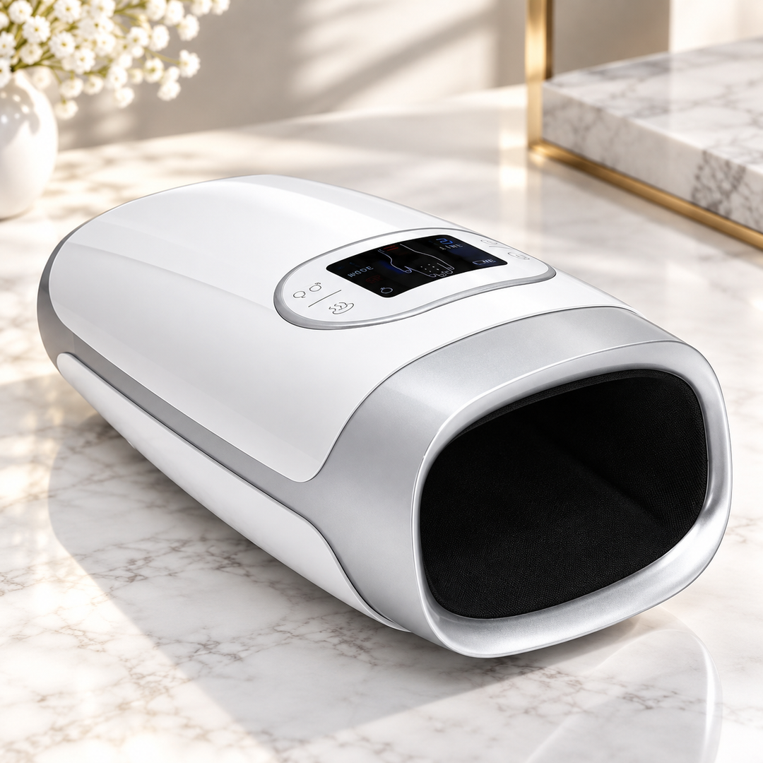 Cordless Electric Hand Massager with Compression for Arthritis