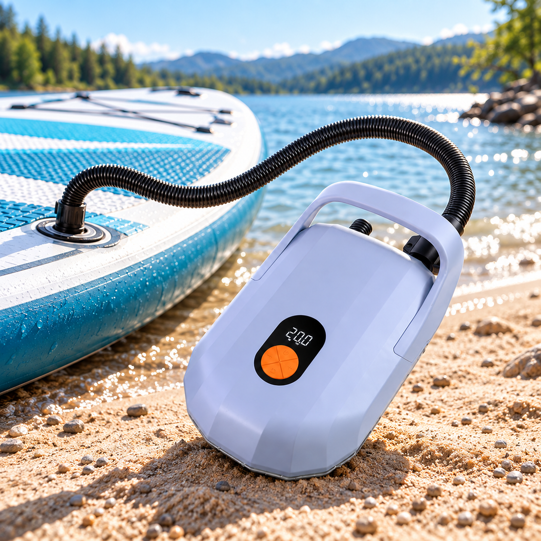 Electric Paddle Board Pump 20PSI Rechargeable 7500mAh for SUP