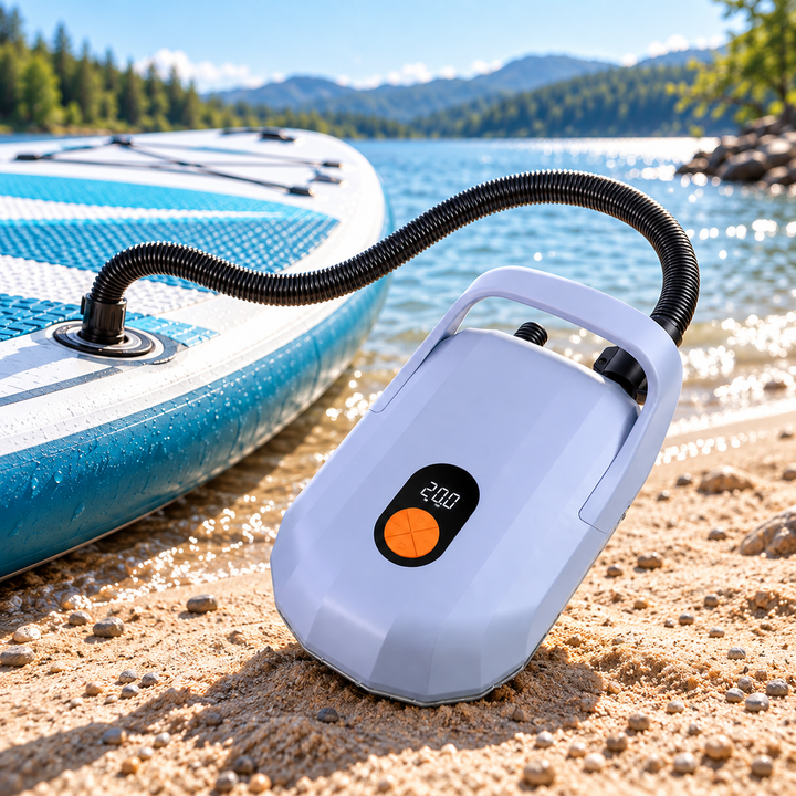 Electric Paddle Board Pump 20PSI Rechargeable 7500mAh for SUP
