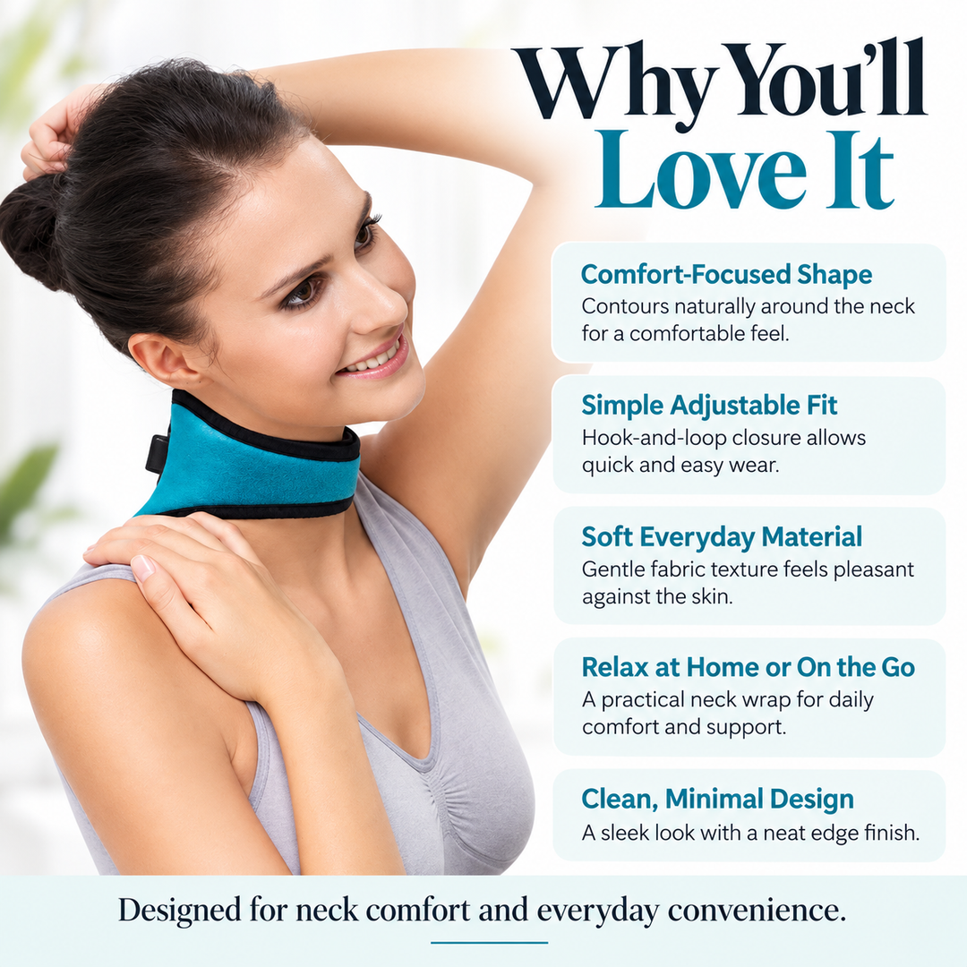 Heated Neck Wrap Heating Pad for Pain and Tension Relief