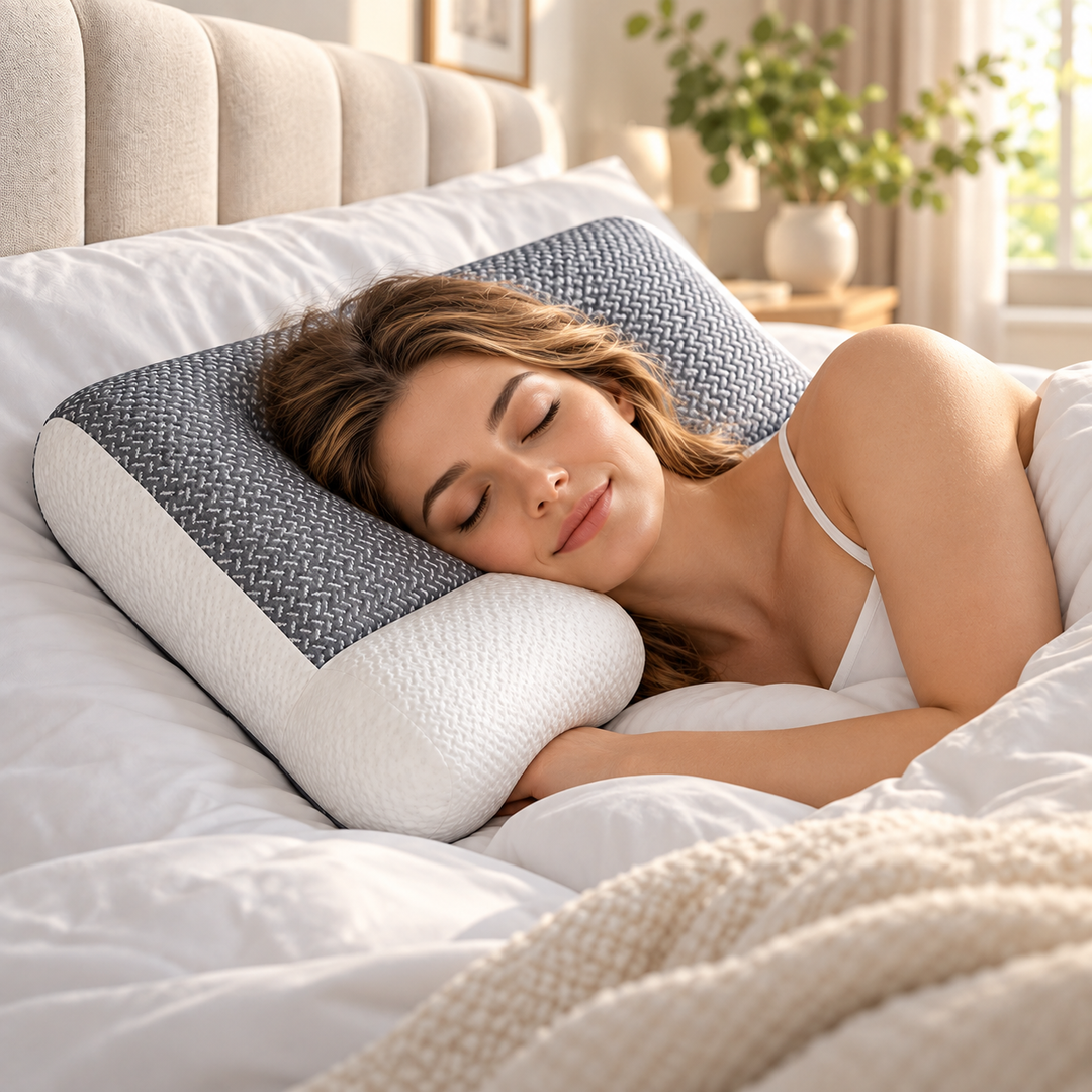 Orthopaedic Neck Pillow Cervical Memory Foam Support for Sleeping