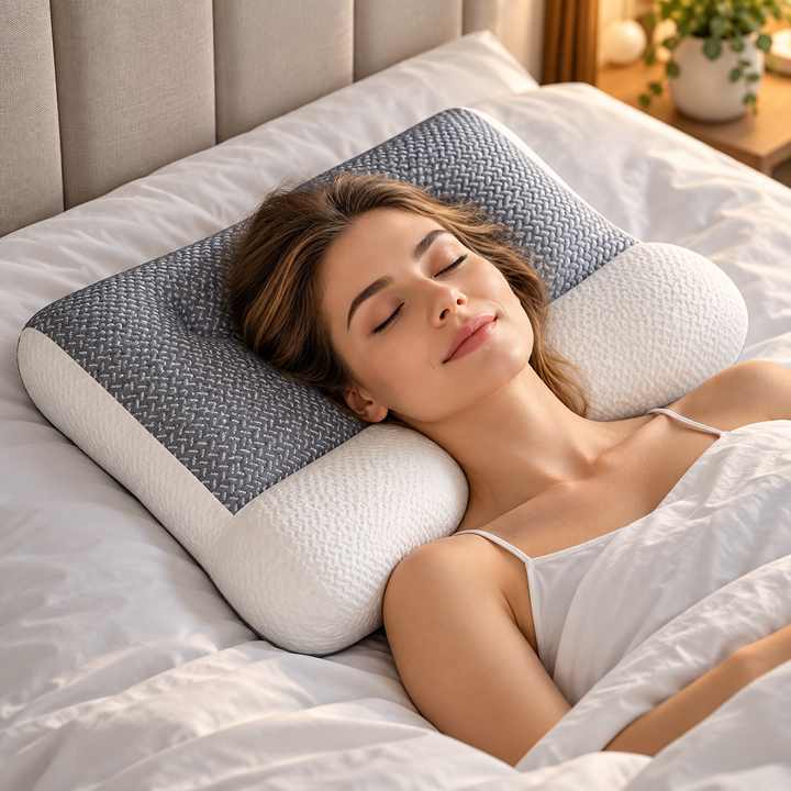 Orthopaedic Neck Pillow Cervical Memory Foam Support for Sleeping