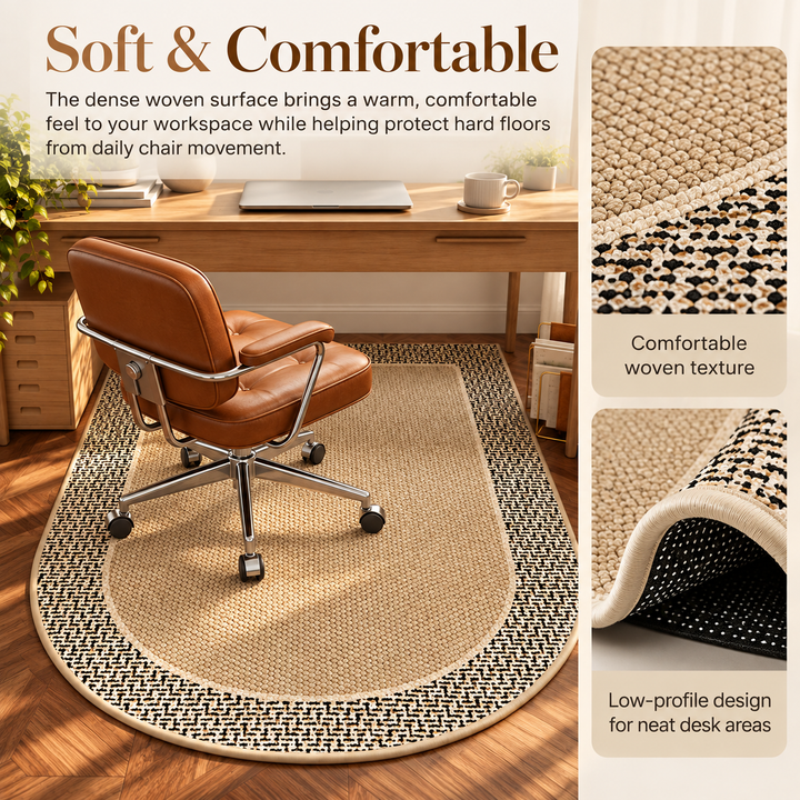 Office Chair Mat Hard Floor Protector Non Slip Scratch Resistant