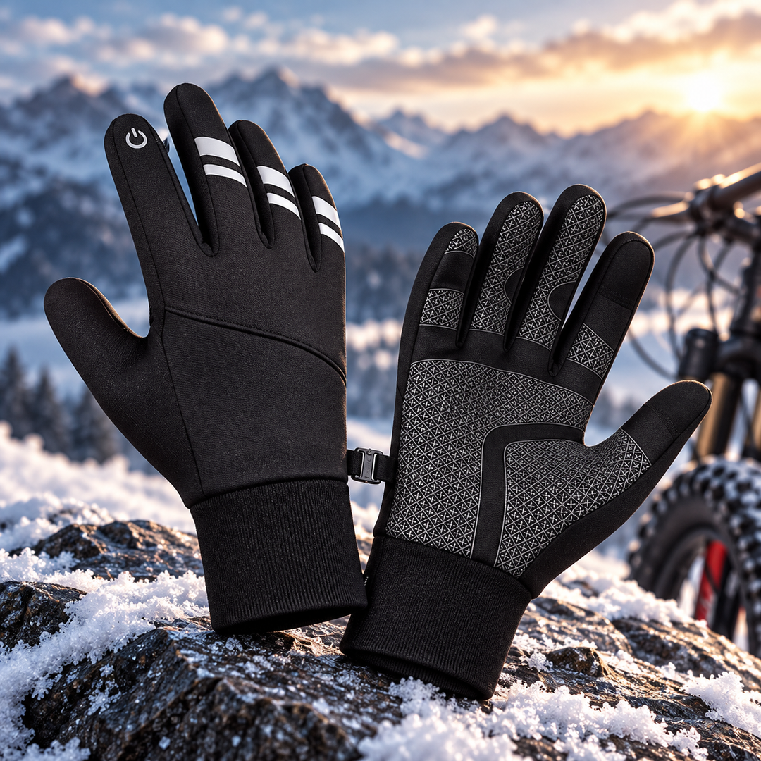 Thermal Winter Cycling Gloves Waterproof Windproof Touchscreen Warm