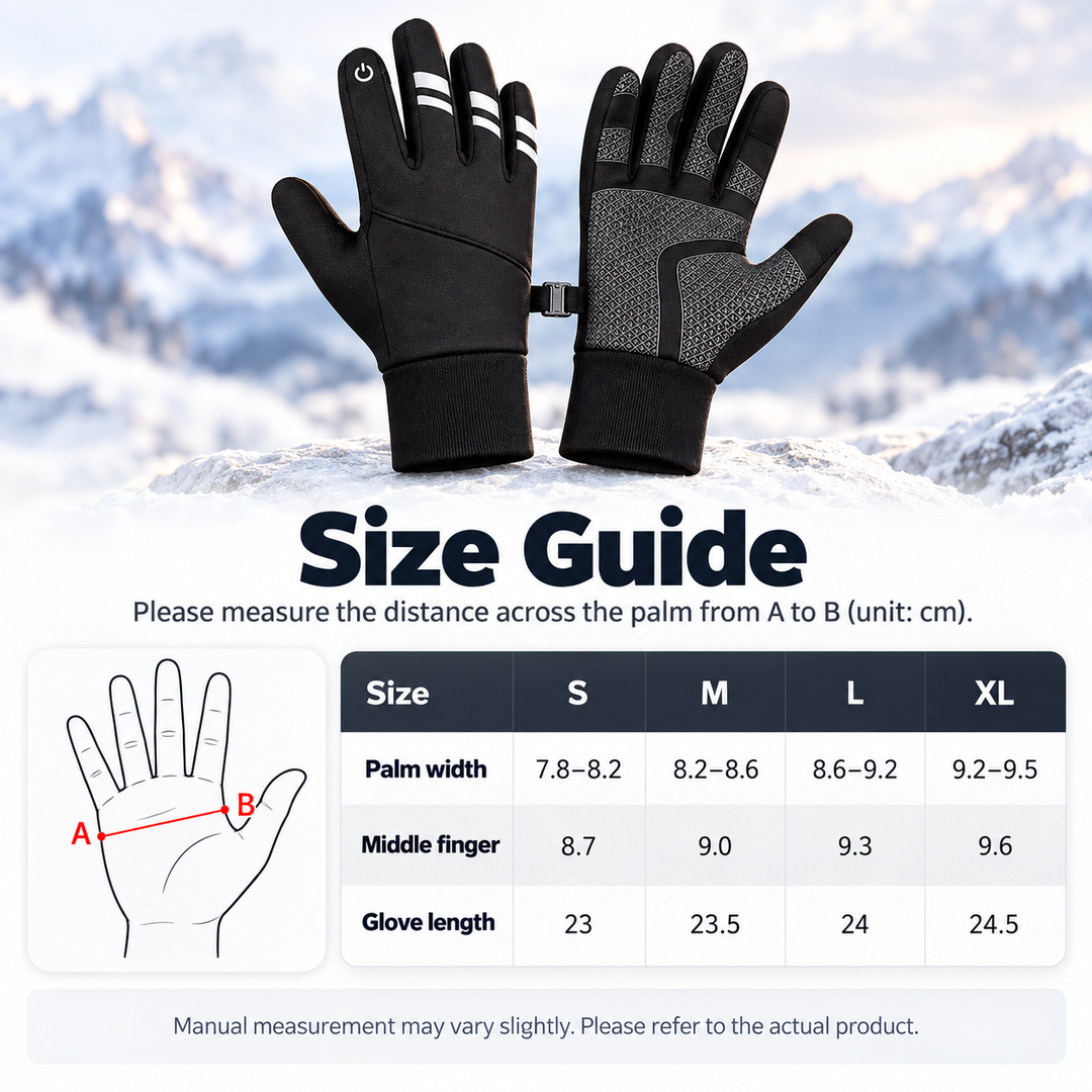 Thermal Winter Cycling Gloves Waterproof Windproof Touchscreen Warm