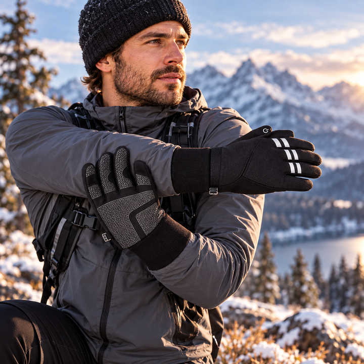 Thermal Winter Cycling Gloves Waterproof Windproof Touchscreen Warm