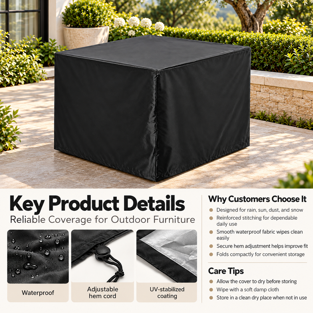 Waterproof Garden Furniture Covers UV Resistant Outdoor Patio Set