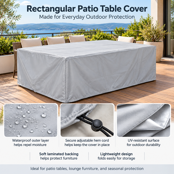 Waterproof Garden Furniture Covers UV Resistant Outdoor Patio Set