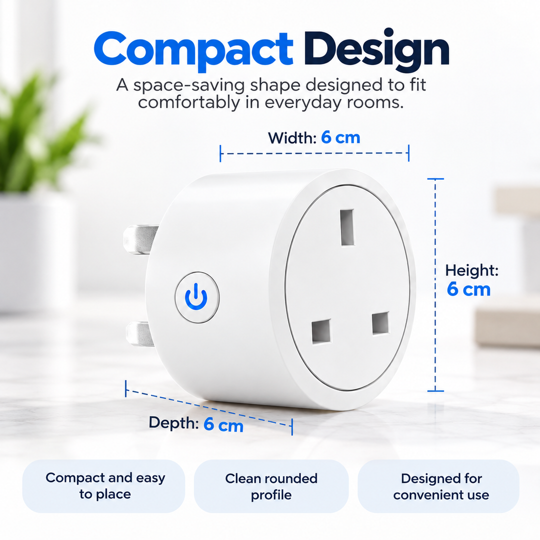 Smart Plug WiFi UK Socket Alexa Google Home App Timer Remote Control