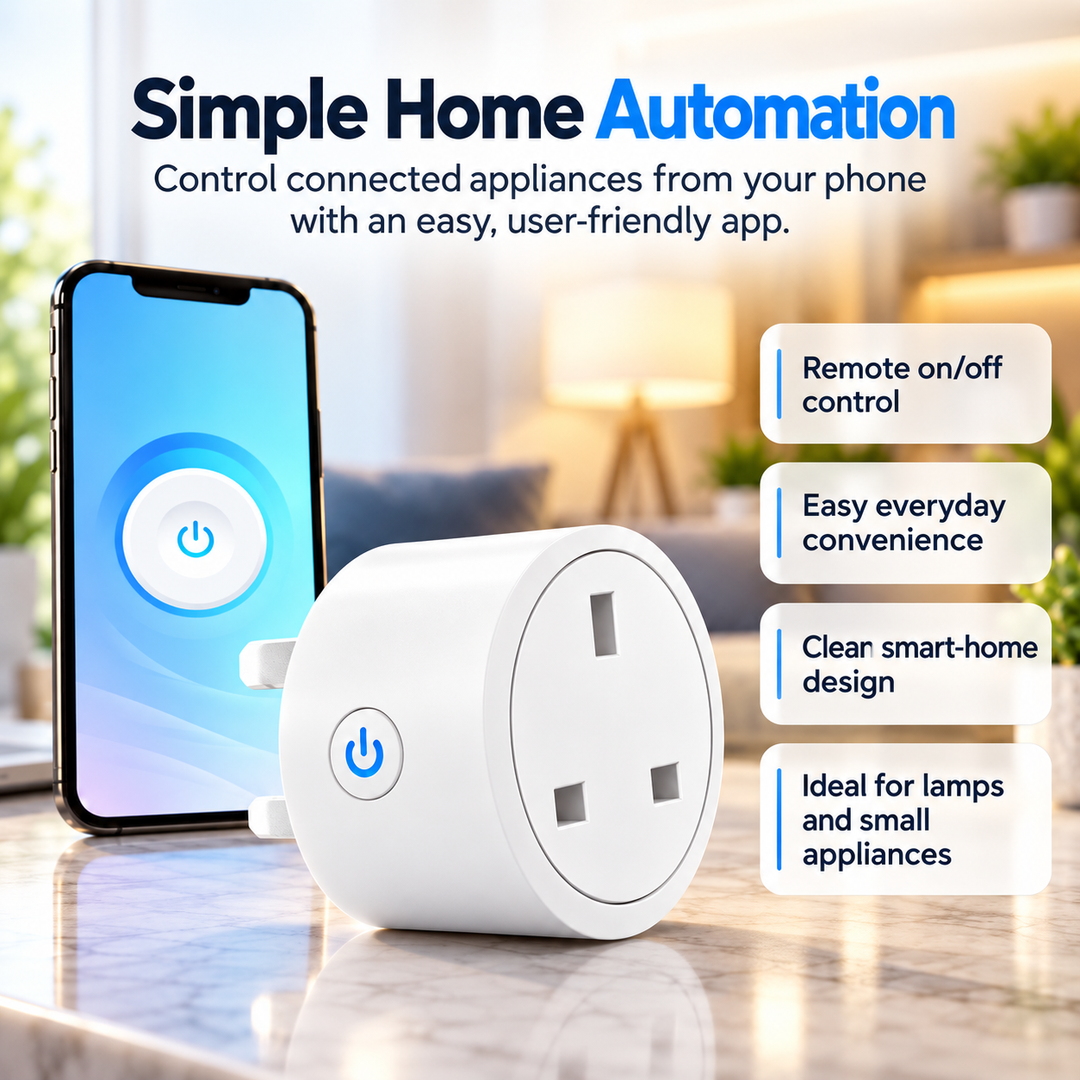 Smart Plug WiFi UK Socket Alexa Google Home App Timer Remote Control
